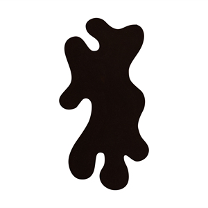 Tapis moderne en laine tuftée à la main, motif abstrait, brun foncé, multi-niveaux, 4 couches, design sculpté en relief - Product Image 3
