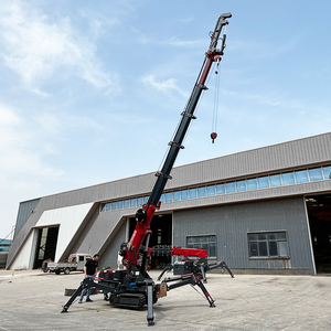 <span class=keywords><strong>Grue</strong></span> araignée mobile diesel-électrique compacte Tonlita de 3 tonnes avec flèche longue et nacelle pour personnel - Product Image 3