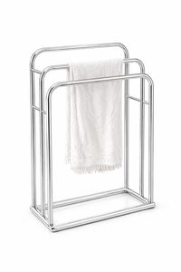 Curved Shape <b>Freestanding</b> Towel Rack 3 Tier Stainless Steel Towel <b>Bar</b> Stand for Bathroom Chrome Plated Fine Quality Available - Product Image 6