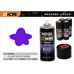 Pintura FLUOR VIOLETA para Manualidades, Duradera y Versátil - Product Image 3