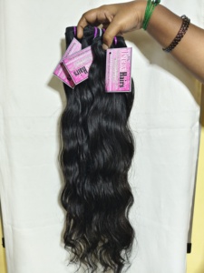 Paquetes de Cabello Humano Natural de Tamil Nadu, 100% Cabello Remy de un Solo Donante, Textura Natural y Color Natural, Venta al por Mayor, Lista de los Más Vendidos - Product Image 6