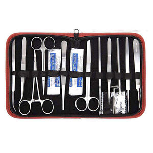 Kit de Instrumentos Manuales para Disección Médica Alemán con Portacuchillas de Acero, Tijeras para Iris, Pinzas Mosquito y Herramientas de Sutura - Product Image 6