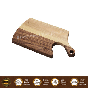 Fabriqué en Inde, qualité excellente, best-seller, planche à découper en bois d'acacia naturel fini pour restaurant et cuisine - Product Image 2