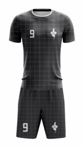 เสื้อฟุตบอลแบบสั่งทำพิเศษ ผ้าโพลีเอสเตอร์ 100% ระบายอากาศได้ดี แขนสั้น พิมพ์ลายโลโก้ ชุดฟุตบอลสำหรับฤดูร้อน - Product Image 4