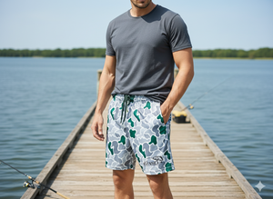 Men's Customizable Logo Basketball Shorts Double-<b>Layer</b> Mesh Fabric with Real Sublimation and Embroidery shorts - Product Image 4