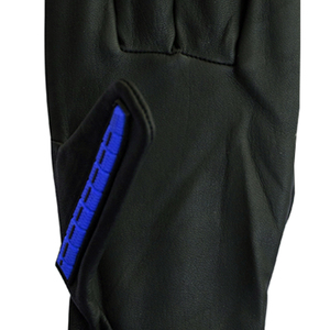 Gants de travail en cuir, protecteurs et imperméables, pour la conduite et la soudure, gants doublés en polaire, gants enduits - Product Image 3