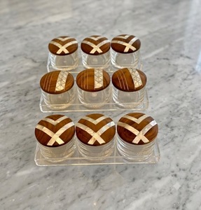 Caja de Regalo de Lujo Hecha a Mano con Cristal, Madera, Acero Inoxidable, Piedra y Acrílico para Bodas, Ramadán y Navidad - Product Image 1