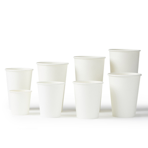 White Paper <b>Cups</b> Single Wall <b>Disposable</b> for Hot Drink Virgin Pulp Paper - Product Image 3
