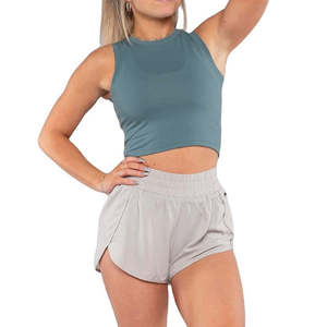 Shorts de course taille haute pour femme, séchage rapide, athlétiques, respirants, pour la gym, le sport, le yoga, le fitness, décontractés, été - Product Image 1