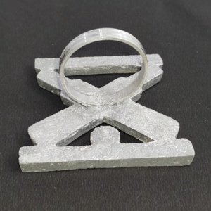 Anillo para Servilletas con Diseño Único de Bates y Pelotas de Cricket, de Aluminio, con Temática Deportiva, para Eventos de Clubes y Decoración - Product Image 5