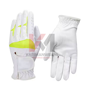 Guantes de equitación de cuero antideslizantes para hombre, guantes ecuestres transpirables de verano para mujer - Product Image 1