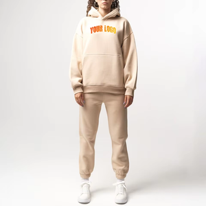 Survêtements en molleton pour femmes grandes tailles, qualité OEM, coupe classique, confortables, durables, 100% coton, pour l'hiver - Product Image 3