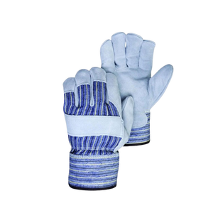 Guantes de Seguridad Antiestáticos de Piel de Vacuno de Primera Calidad, Resistentes al Calor, para Trabajos de Construcción - Product Image 1