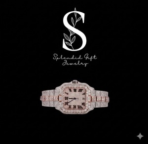 Montre pour homme à cadran carré en diamant de haute qualité, tendance, entièrement sertie de diamants avec affichage de la date pour hommes - Product Image 1