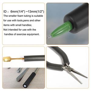 Couvre-tuyaux en mousse de caoutchouc noir de plusieurs tailles pour isolation, support de tuyaux, poignées de vélo, équipement de gym - Product Image 4