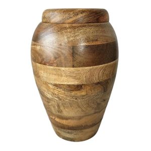 Modern Handmade Wooden Cremation Urn Box Elegant Funeral <b>Memorial</b> <b>Keepsake</b> Decorative Adult Human Ashes Wooden Urn For Sale - Product Image 1