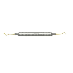 Instrument dentaire composite de qualité supérieure, taille 1T |   Spatule réparatrice à double palette |   Outil en acier inoxydable à poignée ronde DuraLite - Product Image 1