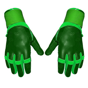 Gants de frappe en cuir vert SAAR INDUSTRIES, ambidextres, avec fermeture auto-agrippante, support de poignet durable, unisexe, pour entraînement adulte - Product Image 4
