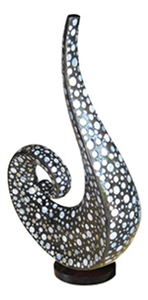 Sculpture en laque en gros, sculpture abstraite en laque de haute qualité, accents décoratifs, décorations faites à la main du Vietnam - Product Image 4