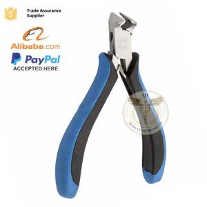 Alicates de corte de extremos de mandíbula lisa de acero inoxidable de 120 mm, ligeros, con mango ergonómico y doble resorte, herramienta para fabricación de joyas y alambre - Product Image 4