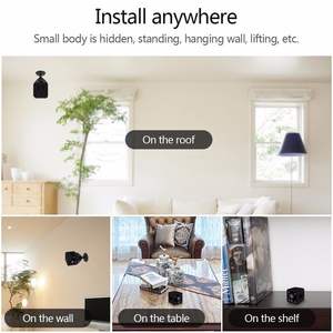 Mini cámara WiFi de alta calidad de video, cámara interior para seguridad del hogar, pequeña cámara de niñera con visión nocturna, cámara para bebés y mascotas - Product Image 6