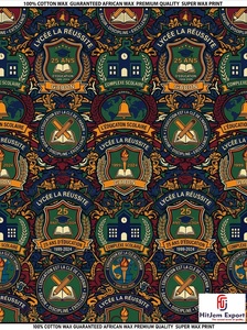 Fabricante de Telas Africanas de Lujo con Estampado de Cera, Proveedor Textil Personalizado para Celebraciones Escolares, Aniversarios y Conveniones, OEM ODM - Product Image 6