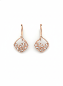 Pendientes de Diamantes de Corte Redondo para Mujer, Diamantes Naturales y Cultivados en Laboratorio - Product Image 1