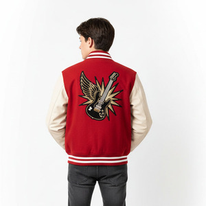 Chaqueta Letterman para Hombre de Alta Calidad al por Mayor, Diseño Único, Chaqueta Letterman de Súper Calidad para Hombre, Servicio OEM - Product Image 4