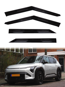 Kia EV3 2024-on - Pare-soleil transparent en acrylique noir fin GCS - 4 pièces - Protection et décoration des vitres de voiture - Ruban adhésif 3M - Product Image 2