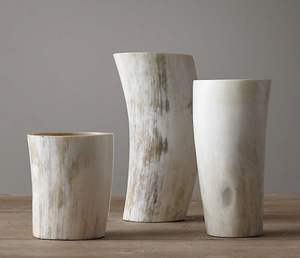 Verre à boire artisanal en corne de buffle naturelle, écologique, finition polie traditionnelle, article cadeau unique pour bar - Product Image 3