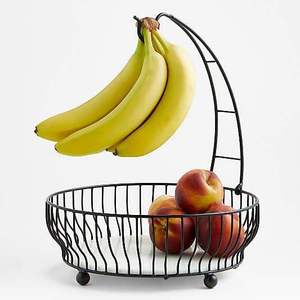 Hot Decorative Metal Fruit <b>Basket</b> with Heavy Duty Iron Storage Bowl For Fruits Vegetables Bread Snacks And Kitchen Organization - Product Image 2