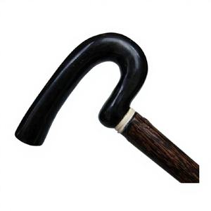 Bastón de Caballero Elegante e Impermeable con Mango Tallado en Cuerno, Artesanía India Hecha a Mano con Material Orgánico y Tema de Ángel - Product Image 1