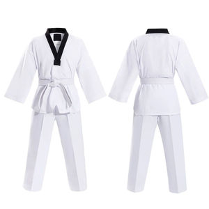 Uniforme de Taekwondo Hecho a Medida con Opciones de Impresión de Logotipo, Traje Ligero y Duradero para Entrenamiento Profesional de Artes Marciales - Product Image 5