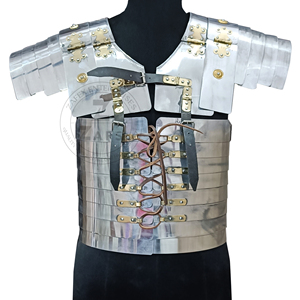 Armadura Lorica Segmentata Auténtica Hecha a Mano, Armadura Corporal de Acero Suave para Legionario Romano, para Disfraces de Cosplay y Reenactment Histórico - Product Image 1