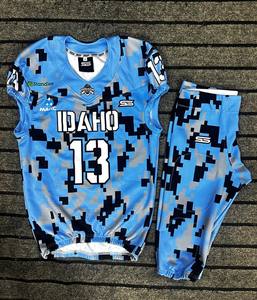 ชุดอเมริกันฟุตบอล ออกแบบเสื้อเจอร์ซีย์อเมริกันฟุตบอลเปล่าแบบกำหนดเองได้ ปักลาย/ปักลายทวิลล์  พร้อมปักชื่อตามสั่ง - Product Image 3
