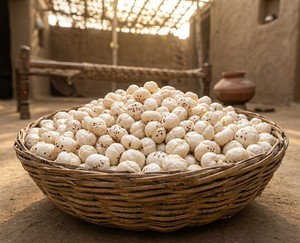Semillas de loto y makhana crudas de calidad de exportación, seleccionadas en India para suministro a granel constante de un exportador indio de makhana. - Product Image 1