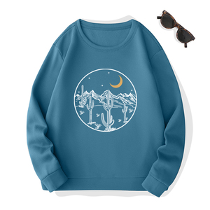 เสื้อสเวตเชิ้ตผู้หญิงคุณภาพสูง 100% พิมพ์ลายด้วยเทคนิคดิจิทัล แขนยาว รับทำโลโก้ตามสั่ง ราคาขายส่ง - Product Image 4