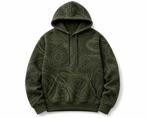 Men's Hooded Sweatshirt Sublimation Print Pocket Casual Regular Fit Autumn Knitted French Terry 100% Cotton <b>Raglan</b> Sleeve - Product Image 4