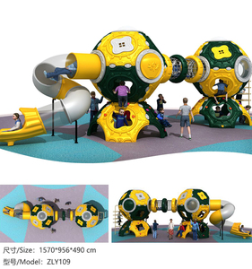 Aire de jeux commerciale avec toboggan à balles et labyrinthe pour les parcs extérieurs, les jardins d'enfants et les communautés immobilières - Product Image 2