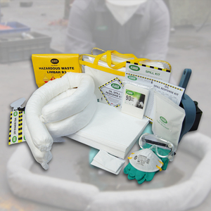 Oil Spill Kit 20 Liter with Soft <b>Bag</b> – Compact Oil Absorbent Spill Control Kit for Workplace Safety - Product Image 3
