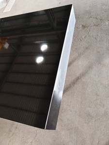 Absolute Black <b>Granite</b> Kitchen Tiles Modern Design <b>Slab</b> Polishing Stones - Product Image 5