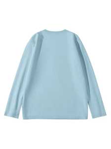 เสื้อยืดผู้ชายสไตล์พรีเมียมใหม่ ดีไซน์สั่งทำพิเศษ ไซส์ใหญ่ แขนยาว ผ้าฝ้ายระบายอากาศ พร้อมโลโก้สั่งทำ - Product Image 2