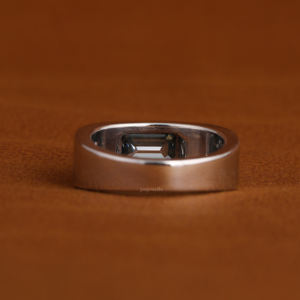 Anillos de Compromiso de Oro Real de 14K en Oferta, Corte Esmeralda, Diamante Cultivado en Laboratorio VVS CVD para Hombre, Certificado IGI, Anillo de 2 Quilates - Product Image 3