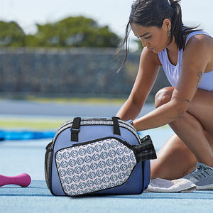 Bolsa de Pickleball Azul Impermeable, Bolsa Deportiva de Gran Capacidad con Compartimento Dedicado para Raquetas - Product Image 3