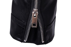 Chaquetas de Cuero para Hombre, Diseño Moderno 2026, Color Negro, Chaqueta de Cuero de Manga Larga para Hombre 2026 - Product Image 3