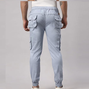 Men's Premium Cotton <b>Cargo</b> <b>Pants</b> with Multiple Utility Pockets Relaxed Fit Breathable Fabric for Casual Wear <b>Work</b> Travel Hiking - Product Image 4