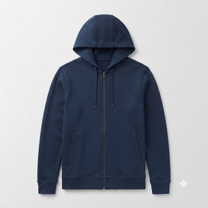 Ensemble de survêtement pour homme, nouveau style, couleur contrastée, à capuche, fermeture éclair, manches longues, vêtements décontractés, tissu en coton respirant, streetwear d'hiver - Product Image 1