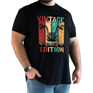 Nueva Moda Masculina, 100% Algodón, Alta Calidad, Estilo Oversize, Lavado, Corte Recortado, Streetwear, Lavado Ácido, Tejido de Punto, Estampado DTG, Conjunto de Camisetas con Gráficos - Product Image 1