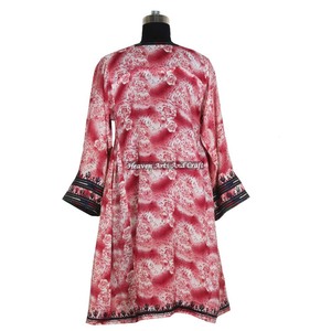 Vestido Bohemio Banjara Vintage BDR011, Túnica de Algodón Hecha a Mano con Diseño de Inspiración Baluchi - Product Image 6