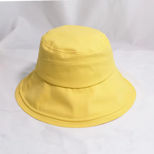 <b>Plain</b> Bucket Hat Soft Lightweight Breathable Fabric Comfortable Unisex Fit Casual Streetwear Outdoor Sun Protection <b>Cap</b> - Product Image 1